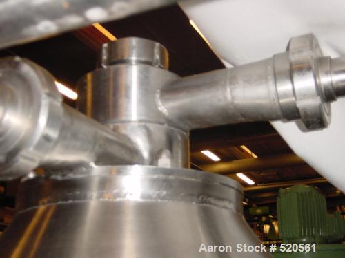 USED: Westfalia centrifuge, type SA160-06-177. Material ofconstruction is stainless steel on product contact parts. Maxbowl speed 3300 rpm by a 187.5 hp/125 kw, 380 volt/50 cycle/3 phbelt driven XP m...