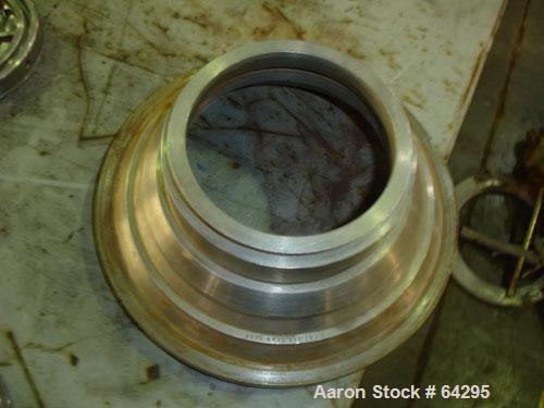 Used Westfalia SA7-06-076 Desludger Disc Centrifuge, 316 Stainless Steel Construction (Product Contact Areas). Maximum bowl speed 8400 rpm, clarifier design, centripetal pump liquid discharge. Driven...