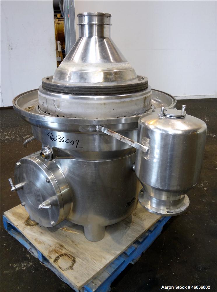 Used- Westfalia SAMM-20006 Desludger Disc Centrifuge