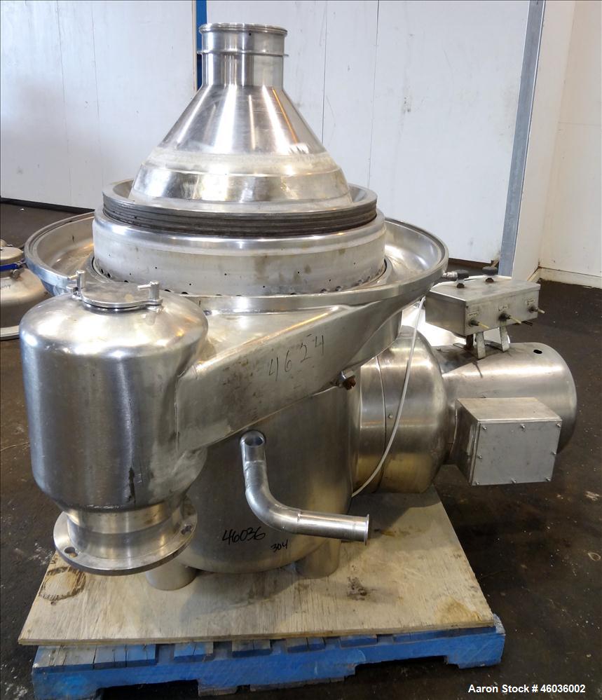 Used Westfalia SAMM-20006 Desludger Disc Centrifuge