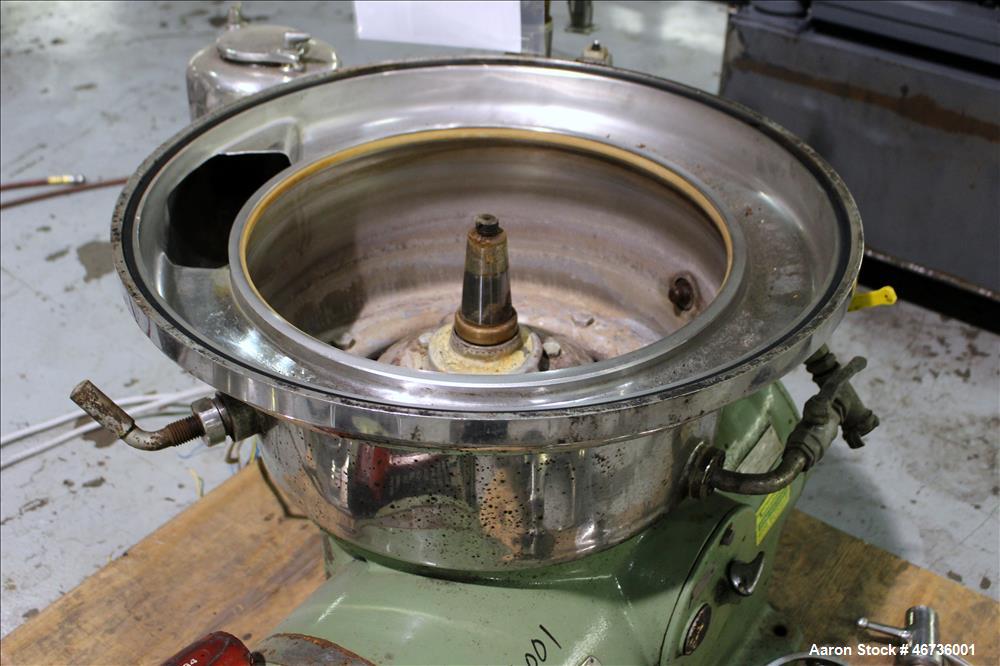Used Westfalia SAMN-5036 Desludger Disc Centrifuge.