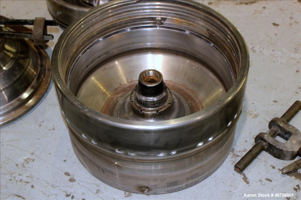 Used Westfalia SAMN-5036 Desludger Disc Centrifuge.