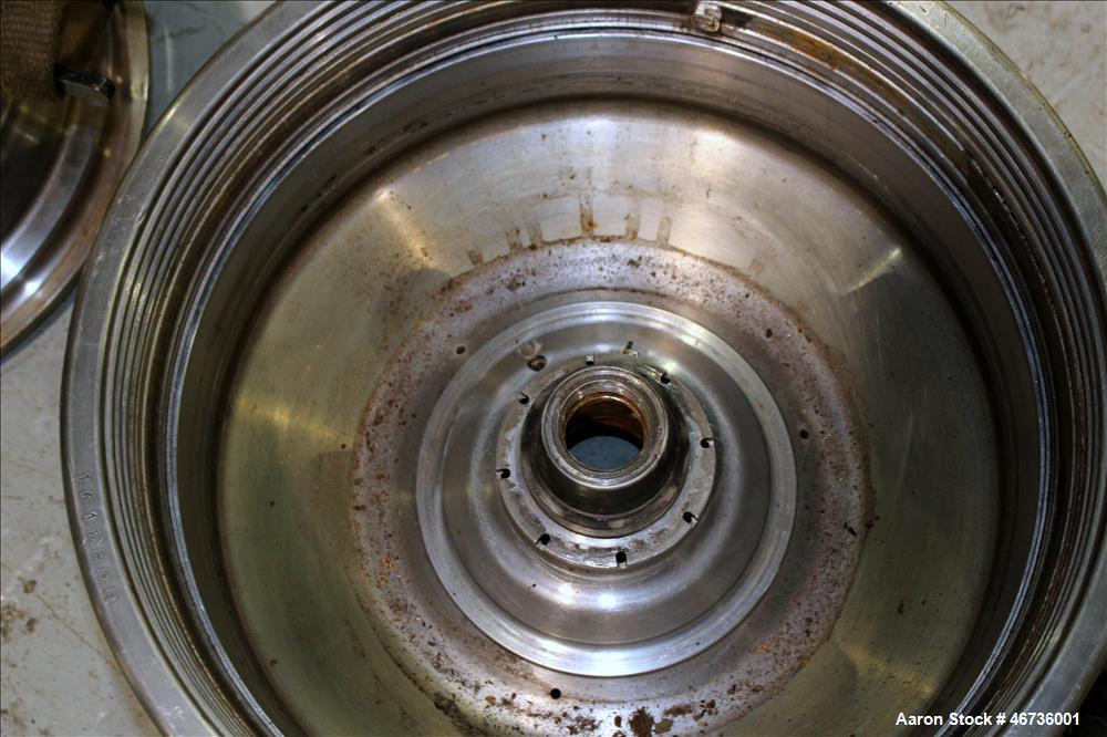 Used Westfalia SAMN-5036 Desludger Disc Centrifuge.