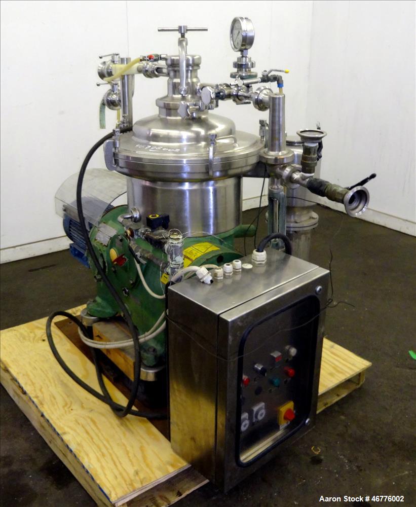 Used Westfalia SAMP-3036 Desludger Disc Centrifuge