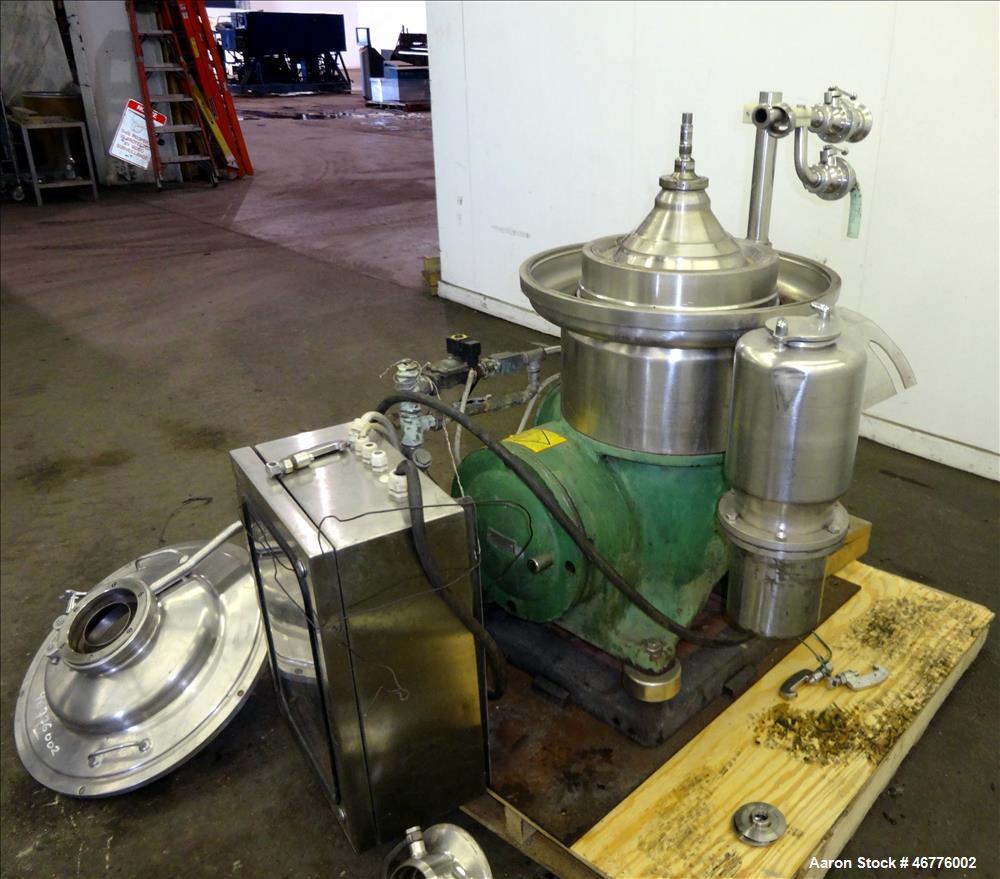 Used Westfalia SAMP-3036 Desludger Disc Centrifuge