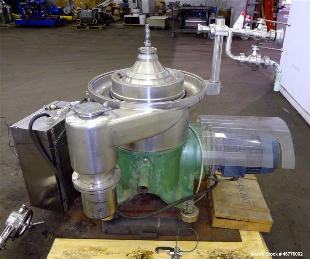 Used Westfalia SAMP-3036 Desludger Disc Centrifuge