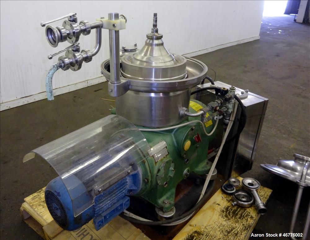 Used Westfalia SAMP-3036 Desludger Disc Centrifuge