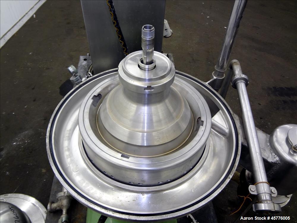 Used Westfalia SAMR-5036 Desludger Disc Centrifuge.
