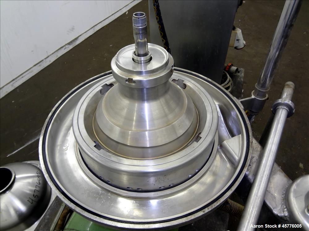 Used Westfalia SAMR-5036 Desludger Disc Centrifuge.