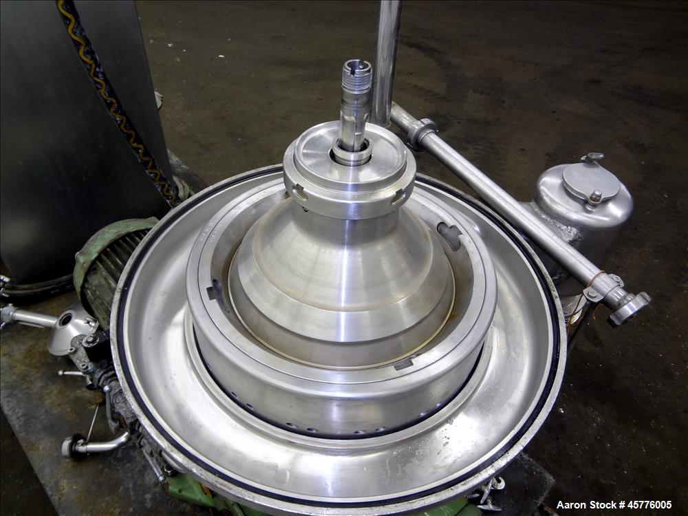 Used Westfalia SAMR-5036 Desludger Disc Centrifuge.