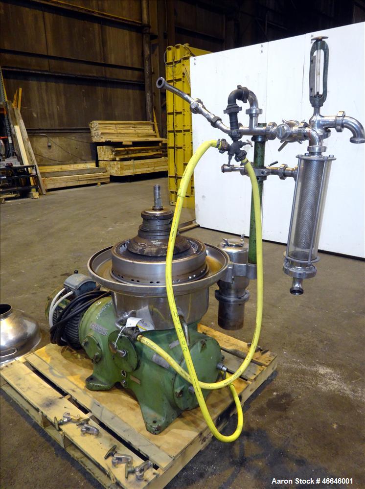 Used Westfalia SAMR-5036  Desludger Disc Centrifuge