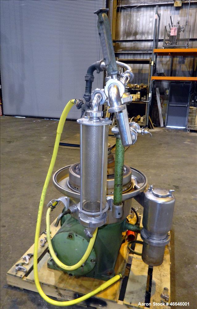 Used Westfalia SAMR-5036  Desludger Disc Centrifuge