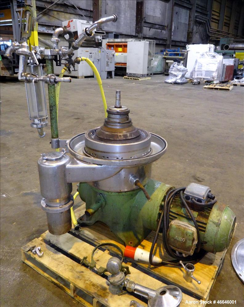 Used Westfalia SAMR-5036  Desludger Disc Centrifuge