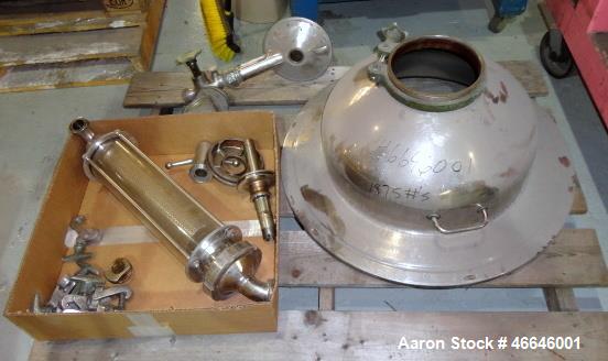Used Westfalia SAMR-5036  Desludger Disc Centrifuge
