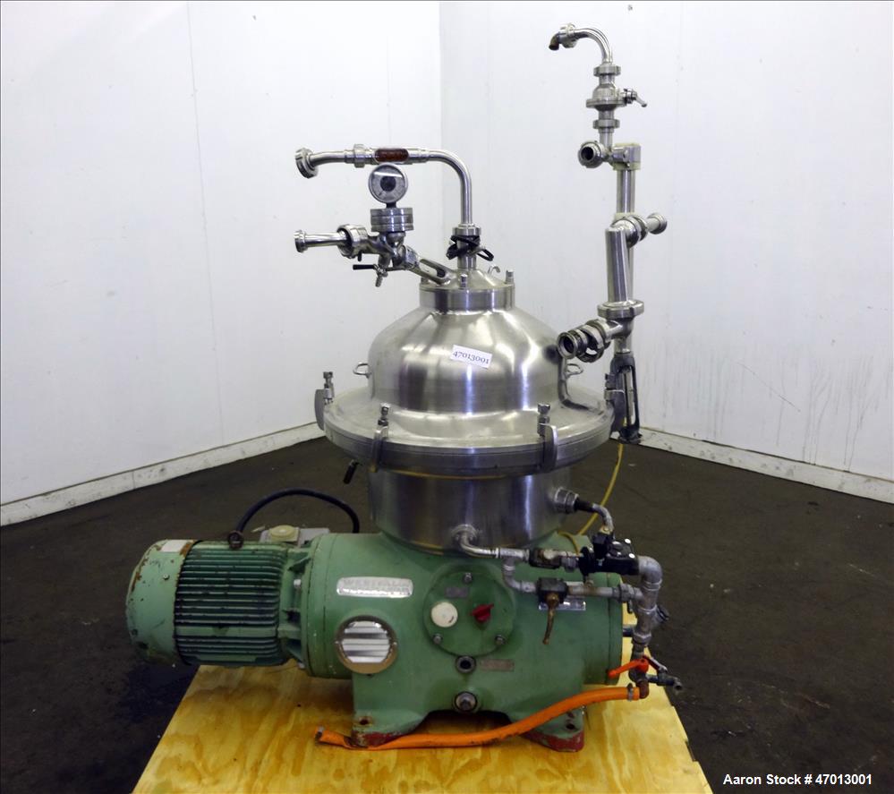 Used Westfalia SAMR-5036 Desludger Disc Centrifuge