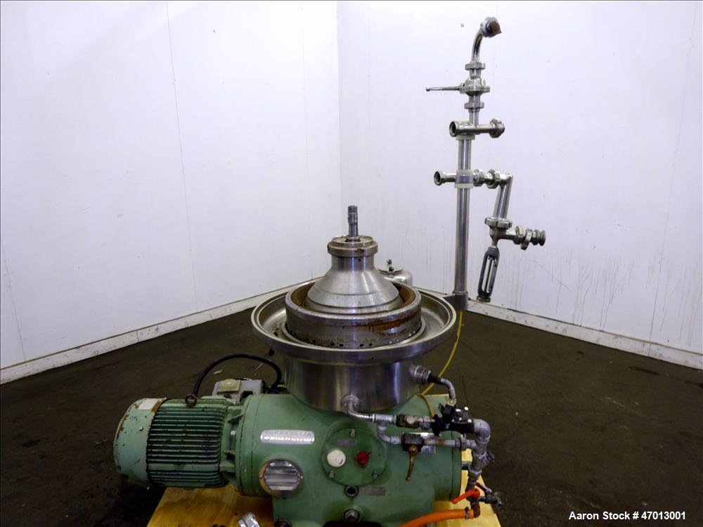 Used Westfalia SAMR-5036 Desludger Disc Centrifuge