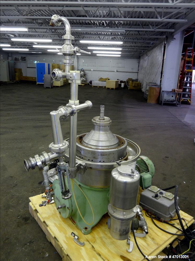 Used Westfalia SAMR-5036 Desludger Disc Centrifuge