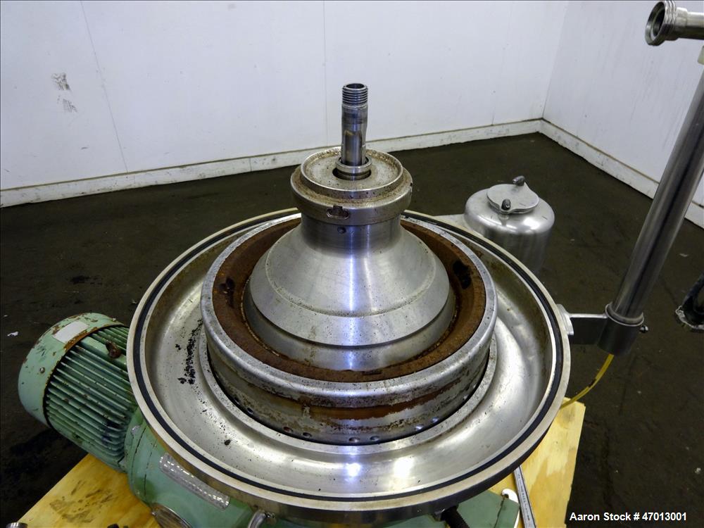 Used Westfalia SAMR-5036 Desludger Disc Centrifuge