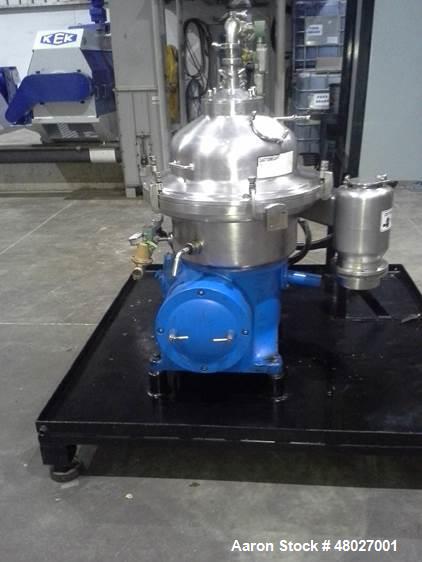 Used- Westfalia Separator, Model SAMR-5036. Self cleaning classifier, self cleaning bowl. Gas tight design of neck bearing b...