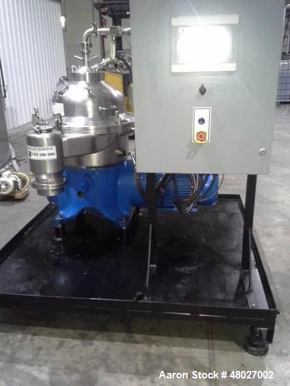 Used Westfalia Desludger Disc Centrifuge. Model SAMR-5036
