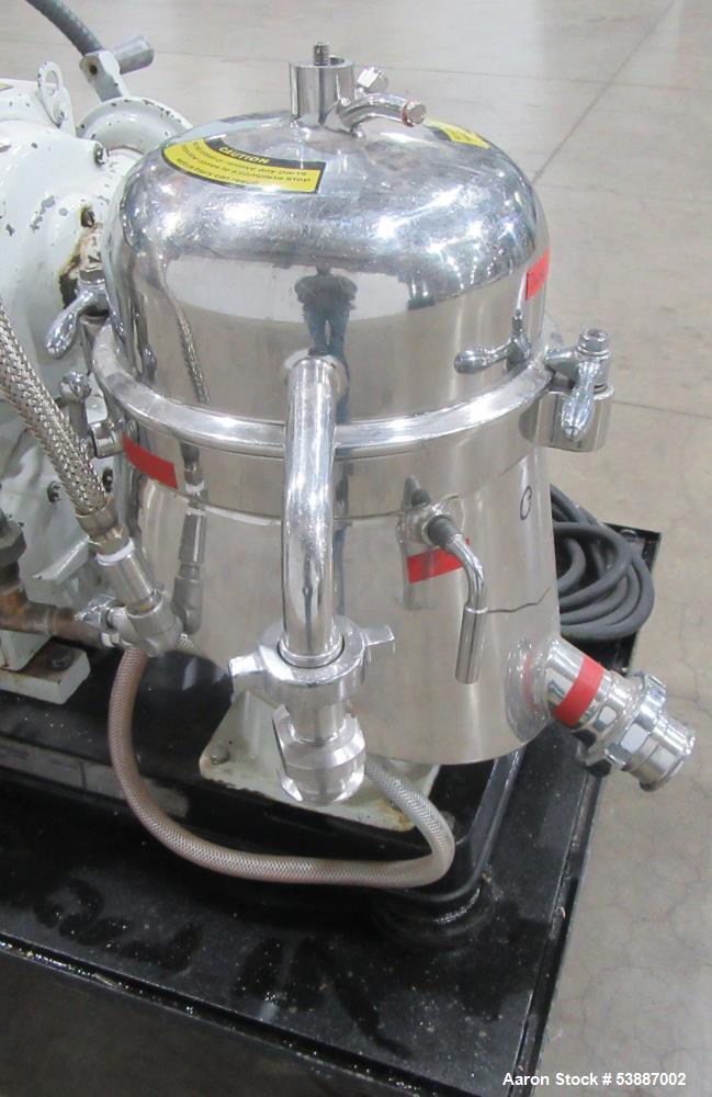 Used Westfalia SAOH 205 Disc Separator Centrifuge – 10,000 RPM, 100 GPH