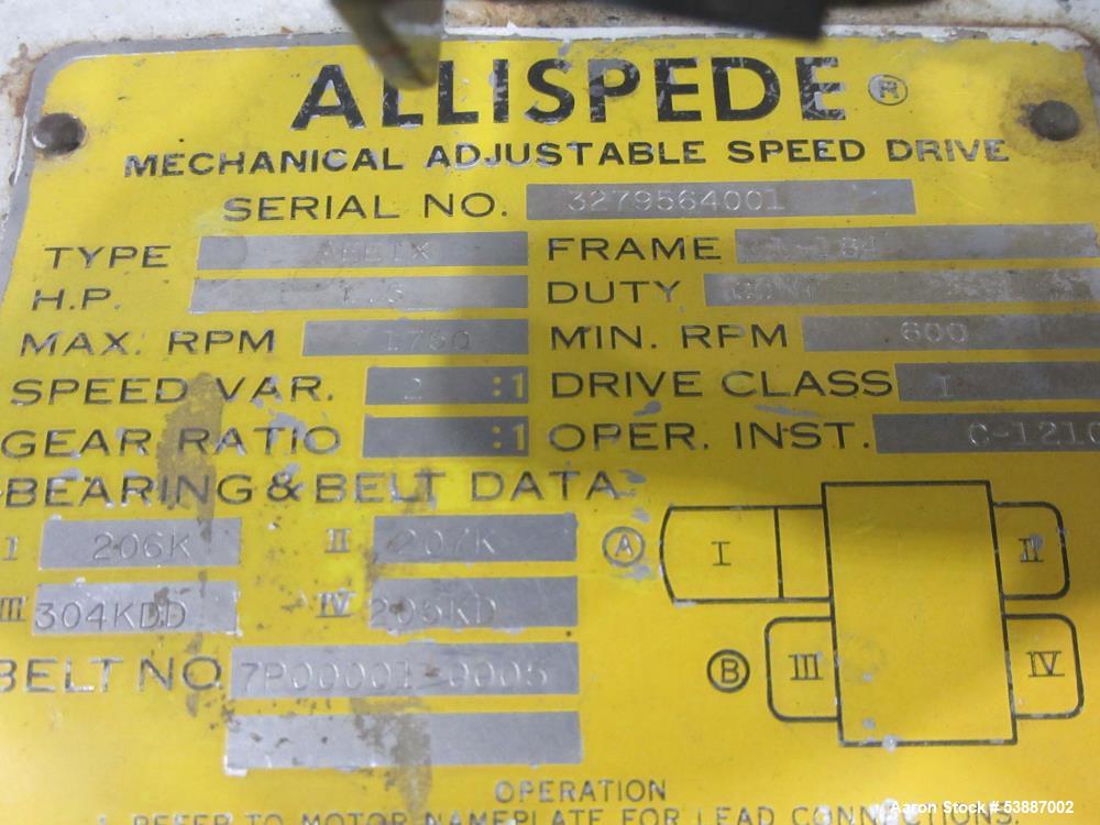 Used Westfalia SAOH 205 Disc Separator Centrifuge – 10,000 RPM, 100 GPH