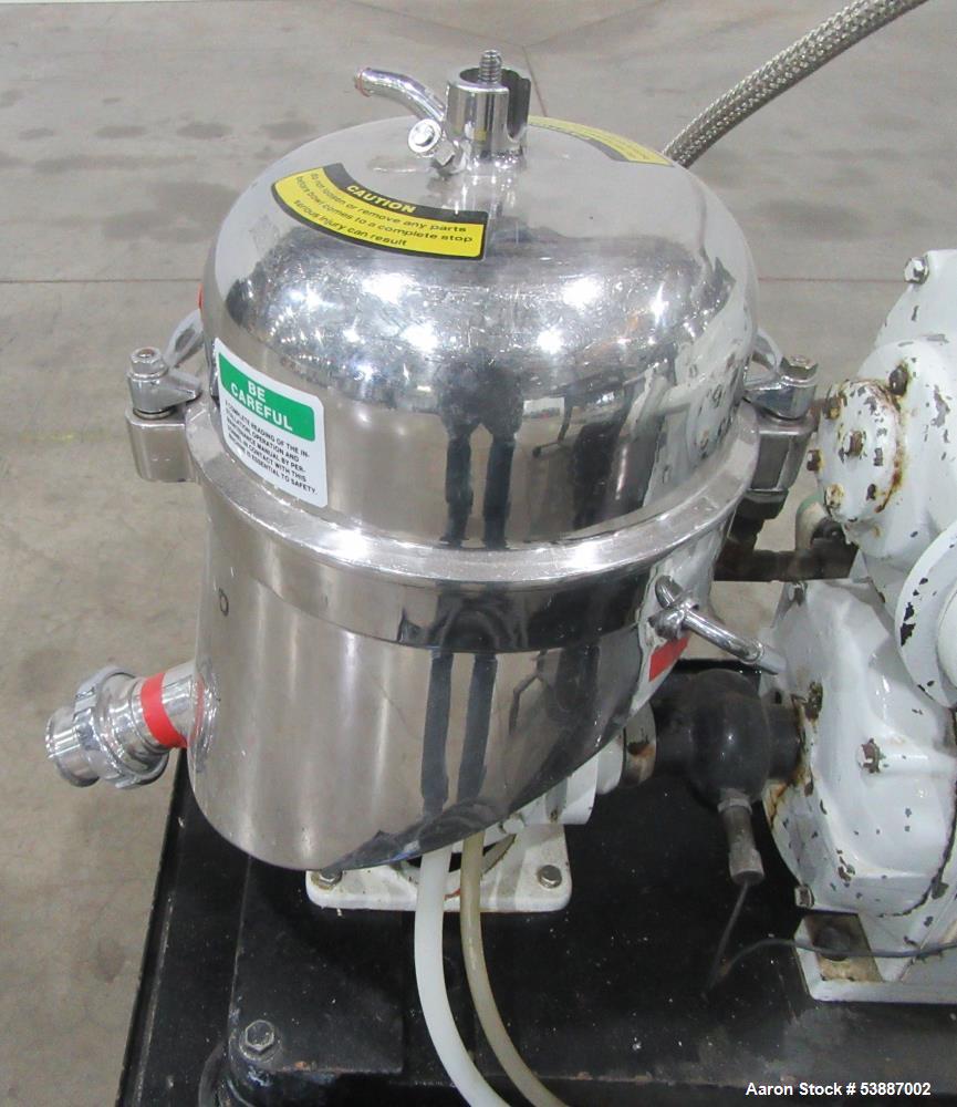 Used Westfalia SAOH 205 Disc Separator Centrifuge – 10,000 RPM, 100 GPH