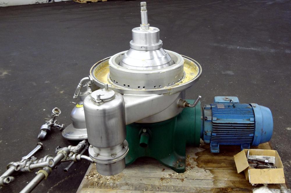 Used Stainless Steel Westfalia Desludger Disc Centrifuge, SAOH-5036   