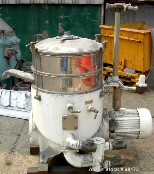 Used Stainless Steel Westfalia Disc Centrifuge, SAOOM-5016