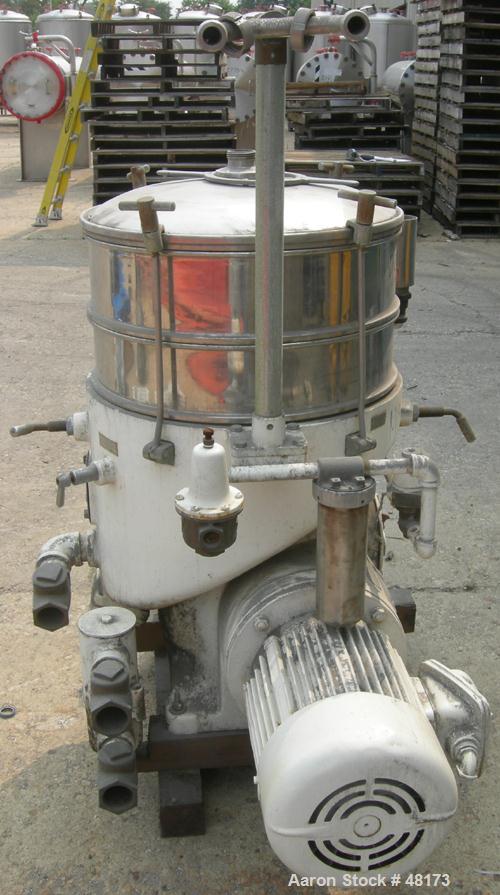 Used Stainless Steel Westfalia Disc Centrifuge, SAOOM-5016