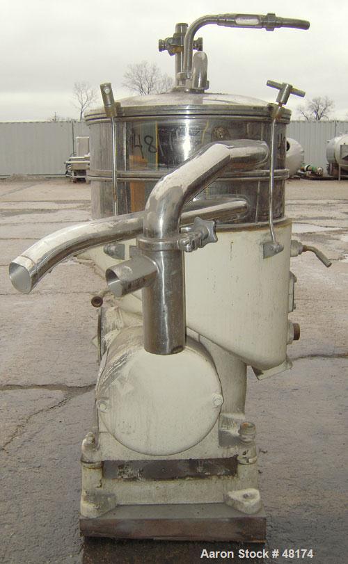 Used Stainless Steel Westfalia Disc Centrifuge, SAOOM-5016