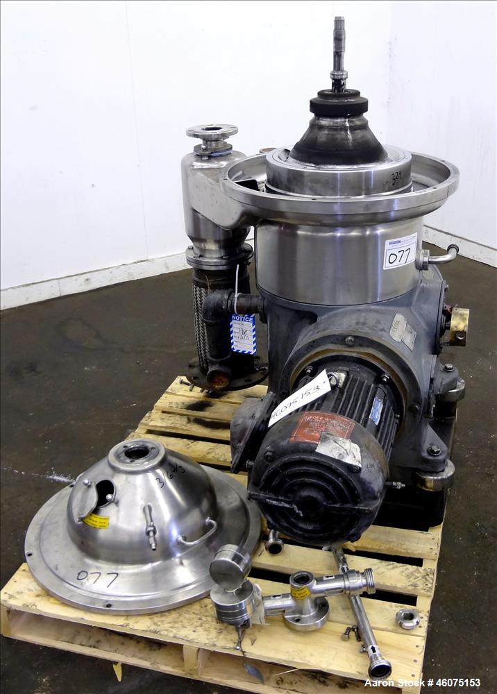 Used Westfalia SB-14-06-076 Desludger Disc Centrifuge