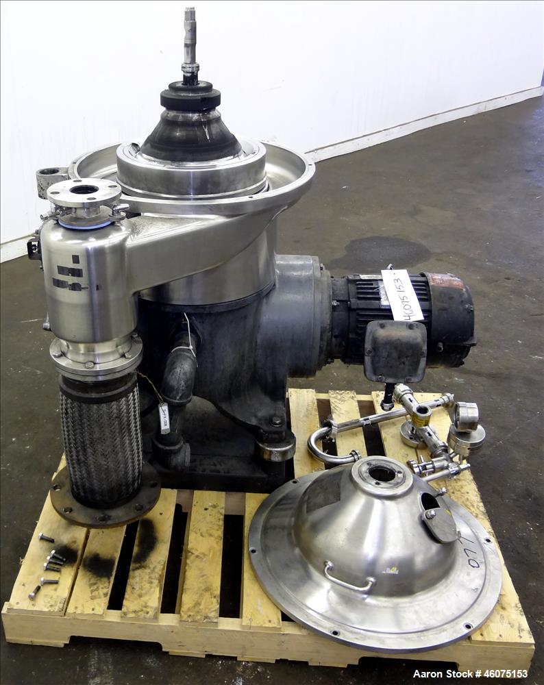 Used Westfalia SB-14-06-076 Desludger Disc Centrifuge