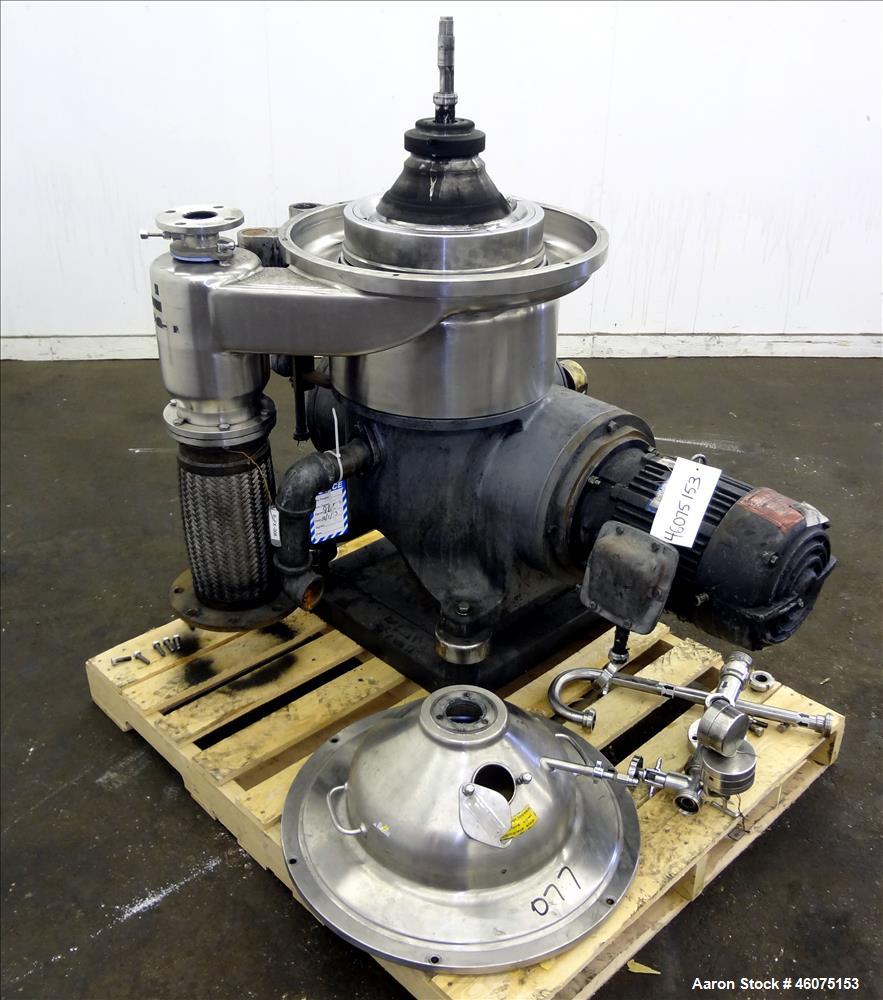 Used- Westfalia SB-14-06-076 Desludger Disc Centrifuge