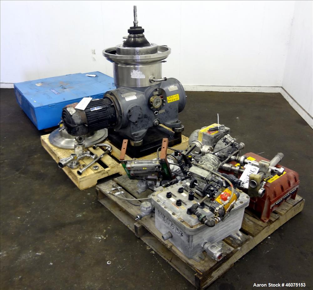 Used Westfalia SB-14-06-076 Desludger Disc Centrifuge