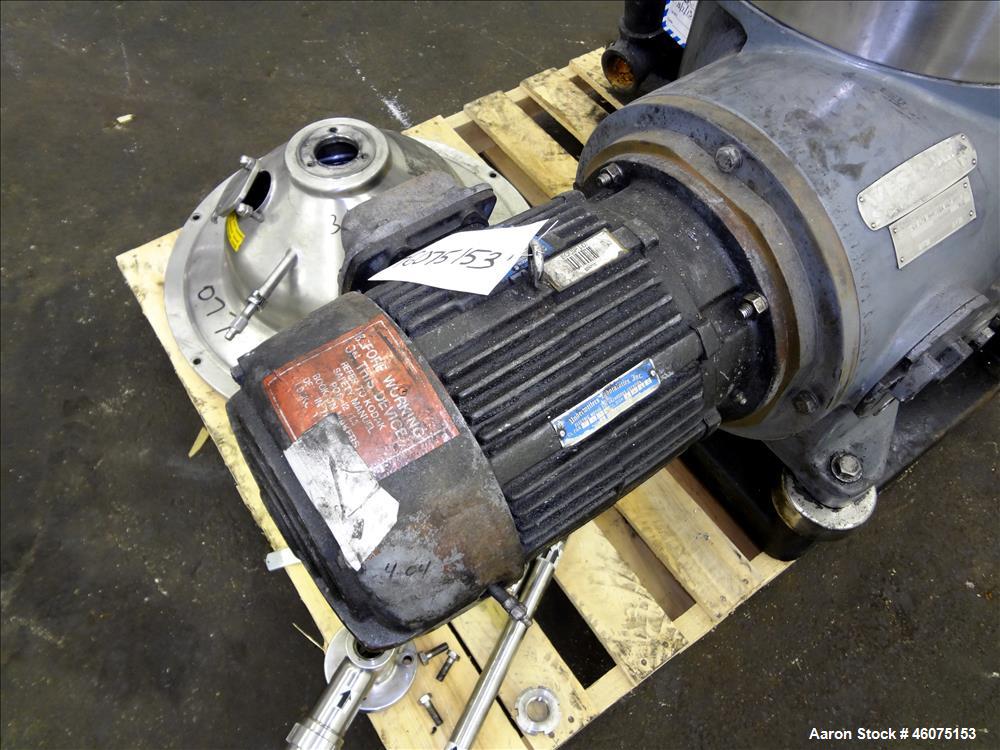 Used Westfalia SB-14-06-076 Desludger Disc Centrifuge