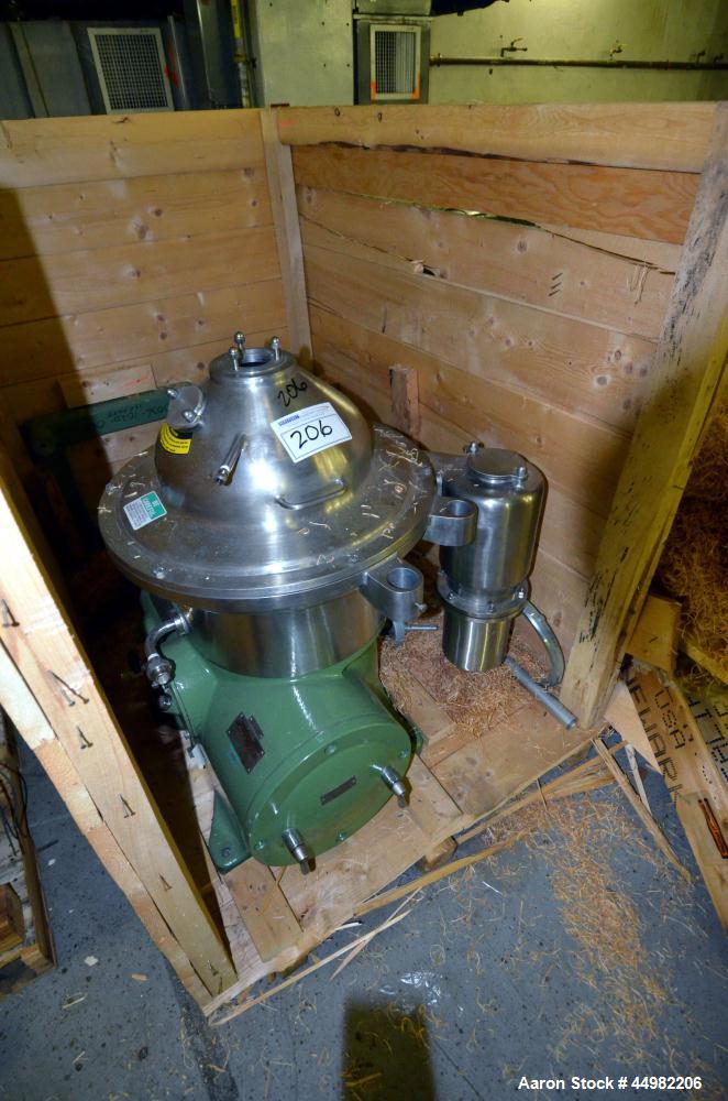 Unused- Stainless Steel Westfalia Desluder Disc Centrifuge, SB-14-06-576