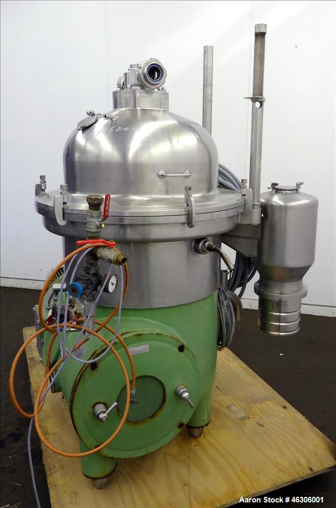 Used Westfalia SB-60-36-076 Desludger Disc Centrifuge