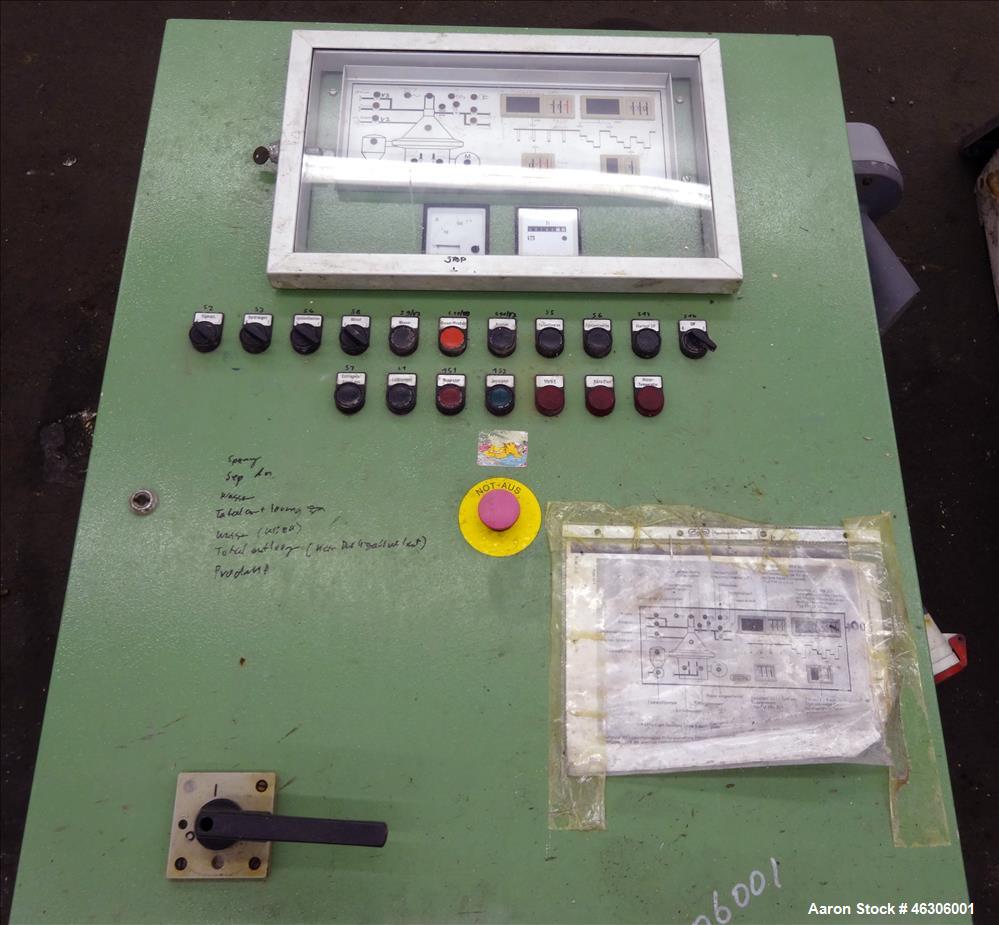 Used Westfalia SB-60-36-076 Desludger Disc Centrifuge