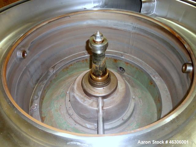 Used Westfalia SB-60-36-076 Desludger Disc Centrifuge