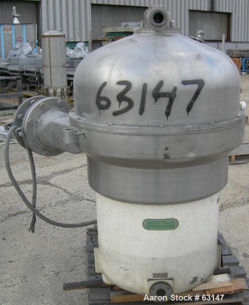 Westfalia SB-60-36-177 Clarifier Disc Centrifuge