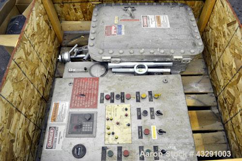 Used Westfalia SB-7-01-576 Desludger Disc Centrifuge, 316 Stainless steel (product contact areas), maximum bowl speed 9160 rpm, separator design (liquid/liquid/solids separation), light & heavy phase...