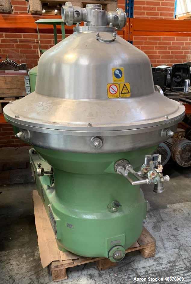 Used Westfalia SB-80-06-177 Desludger Disc Centrifuge.