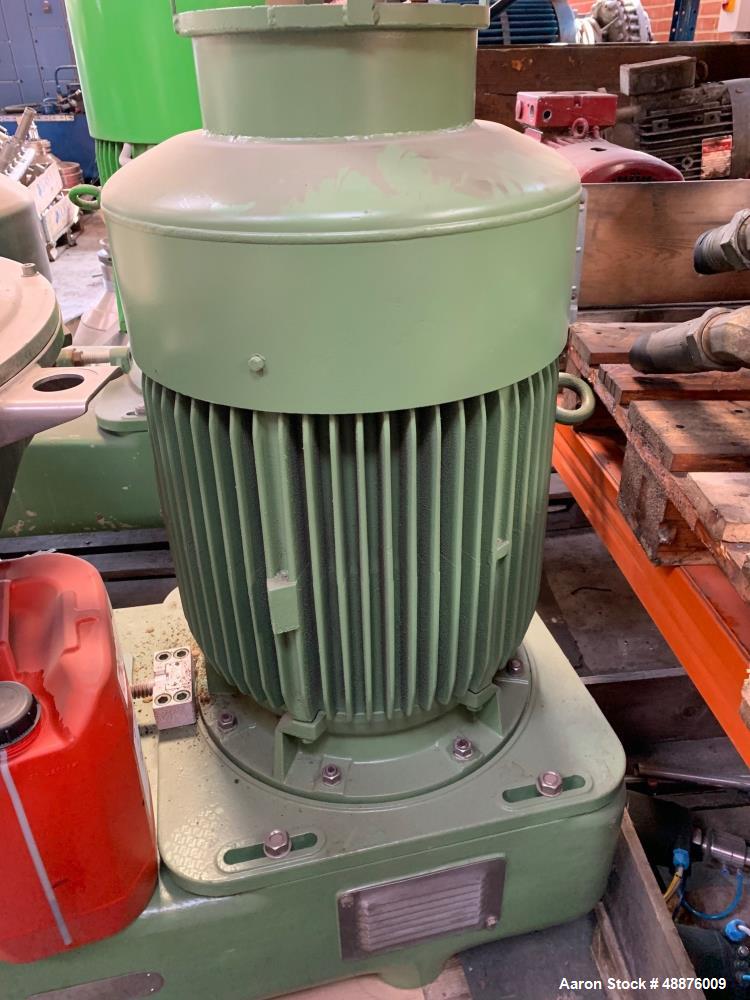Used Westfalia SB-80-06-177 Desludger Disc Centrifuge.