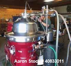 Used Westfalia SB-80-36-177 Desludger Disc Centrifuge