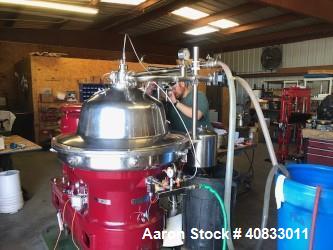Used Westfalia SB-80-36-177 Desludger Disc Centrifuge
