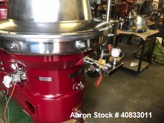 Used Westfalia SB-80-36-177 Desludger Disc Centrifuge