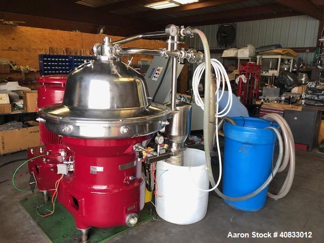 Reconditioned- Westfalia SB-80-36-177 Desludger Disc Centrifuge