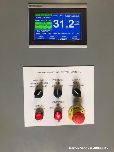 Reconditioned- Westfalia SB-80-36-177 Desludger Disc Centrifuge