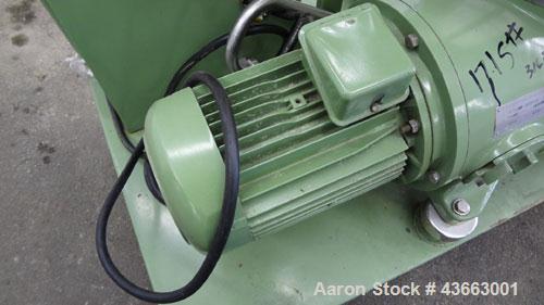 Used Westfalia SB-14-36-076 Desluder Disc Centrifuge. 316 Stainless Steel on product contact areas. Maximum bowl speed 7570 rpm. clarifier design (liquid/solid separation), self-thinking solids disch...